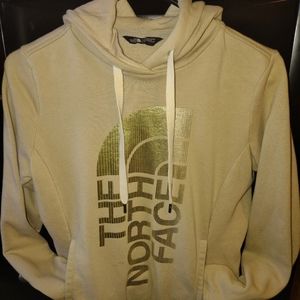 The North face Gold & Tan kangaroo hoodie
